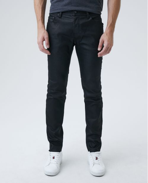 Jean de Hombre Super Slim Fit, Rider, Bota Super Slim - Negro Brillante