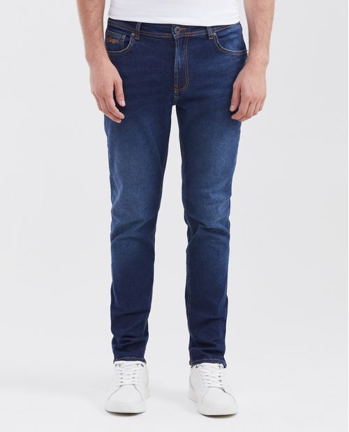Denim Masculino Algodón-Poliéster-Elastano