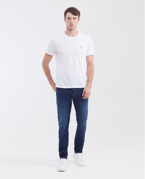 Denim Masculino Algodón-Poliéster-Elastano