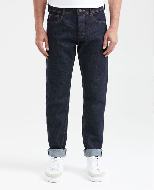 Jean Súper Slim Fit Tiro Bajo Bota Super Slim Azul Ultra Oscuro para Hombre