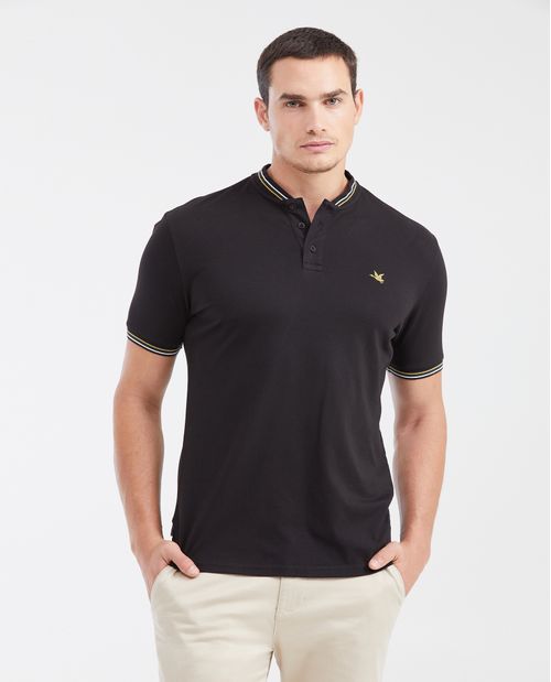 Camiseta Polo Slim Fit Cuello Nerú para Hombre
