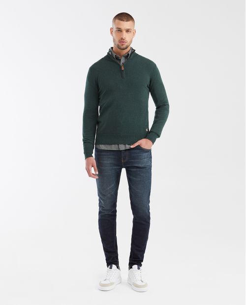 Suéter Tejido con Cuello Nerú para Hombre