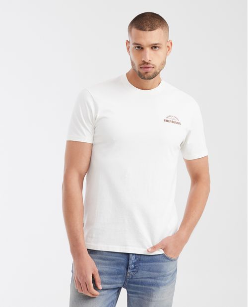 Camiseta Slim Fit Cuello Redondo con Estampados para Hombre