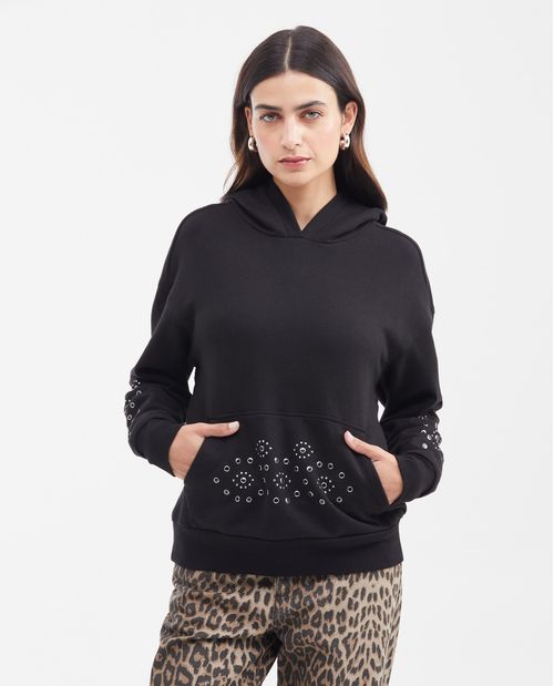 Sweater Femenino: Cerrado Algodón-Elastano