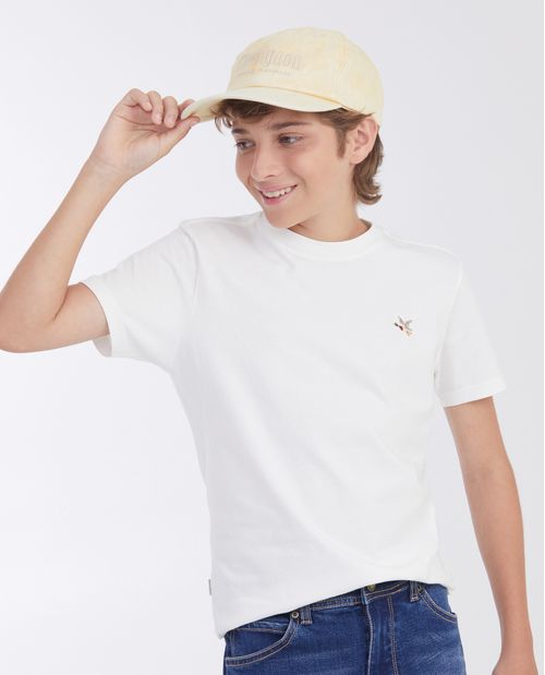 Camiseta Classic Fit 100% Algodón Fondo Entero para Niño