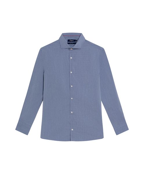 Camisa Dobby Manga Larga para Hombre