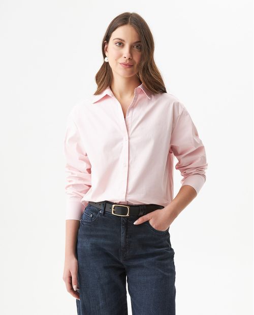 Camisa Silueta Recta para Mujer