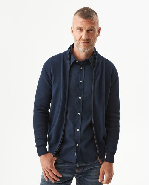 Chaqueta en Tejido Piqué para Hombre