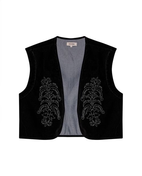 Chaleco Denim Sin Mangas para Mujer