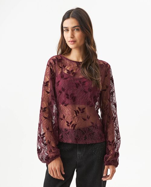 Blusa Silueta Recta para Mujer