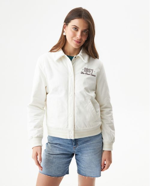 Chaqueta Bomber Varsity para Mujer