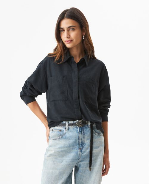 Camisa Silueta Recta para Mujer