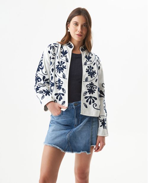 Chaqueta con Bordados para Mujer