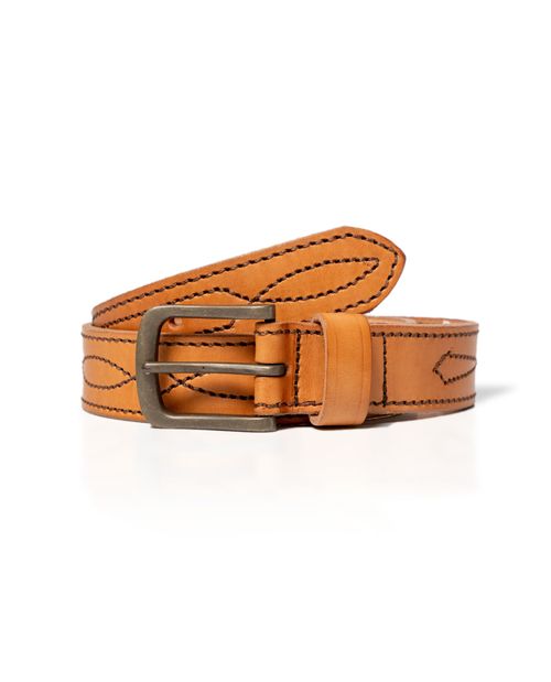 Correa de Cuero de Talabartería 100% Piel Vacuno para Hombre