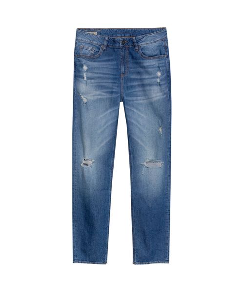 Jean Boy Fit Medium Rise para Mujer