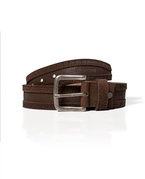 Correa de Cuero Carnaza 100% Piel Vacuno para Hombre