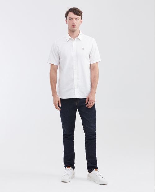 Camisa Manga Corta de Algodón para Hombre