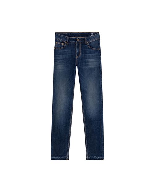 Jean Cosmo Tiro Alto para Mujer en Mezcla de Tencel y Coolmax, Capitán