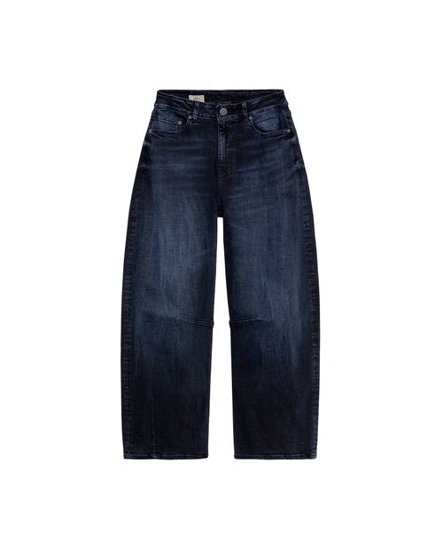 Jean Cosmo Tiro Alto para Mujer en Algodón y Algodón Reciclado, Embarcadero