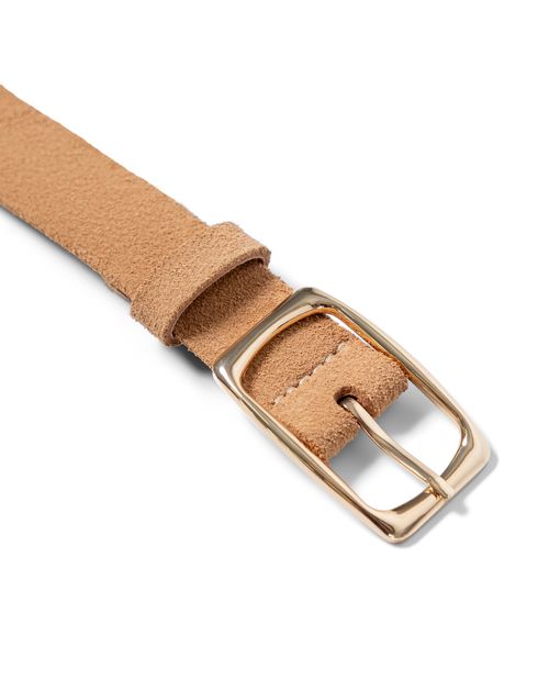 Cinturón Delgado en Cuero para Mujer