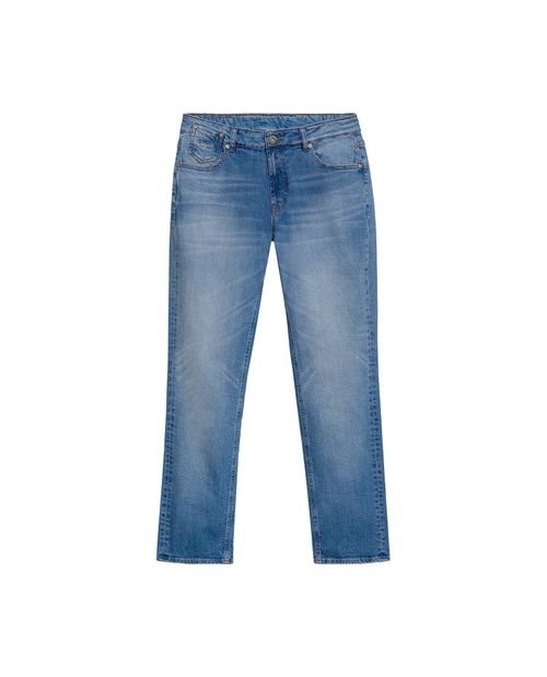 Jean Morrison Slim Fit Tiro Medio para Hombre en Algodón, Embarcadero