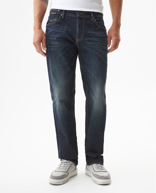 Jean Morrison Slim Fit Tiro Medio para Hombre en Algodón, Faro