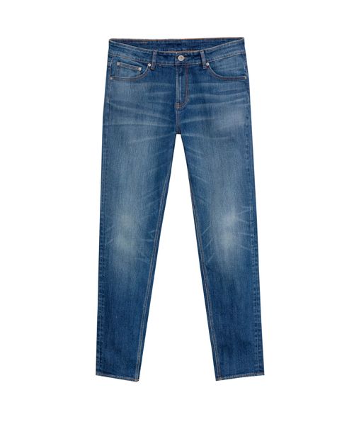 Jean Rider Skinny Fit Tiro Bajo para Hombre en Algodón, Suite