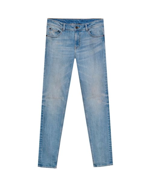 Jean Rider Skinny Fit Tiro Bajo para Hombre en Algodón, Celebración