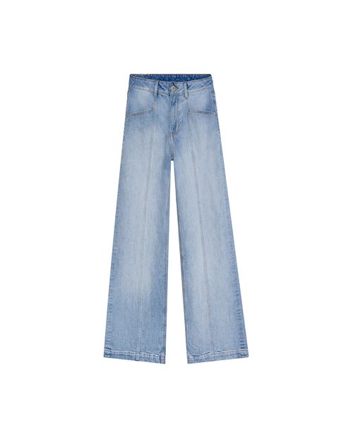 Jean Special Fit Wide Leg Tiro Súper Alto para Mujer en Algodón, Noche