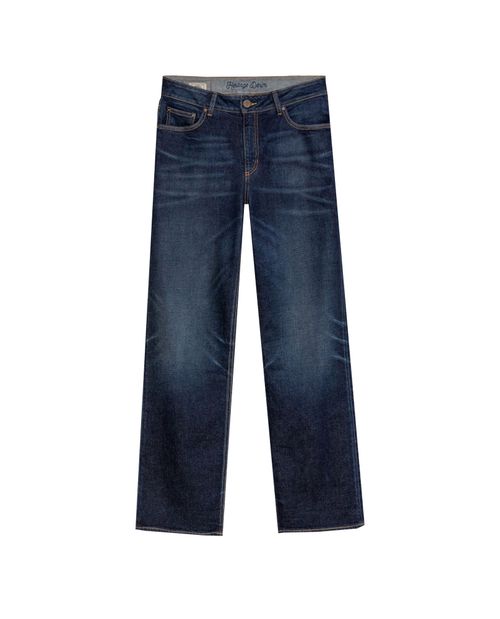 Jean Cosmo Heritage Tiro Súper Alto para Mujer en Algodón y Poliéster, Cristal