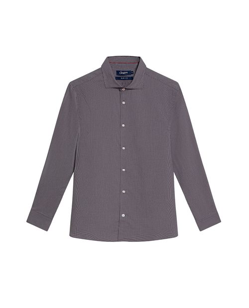 Camisa de Cuadros Manga Larga para Hombre