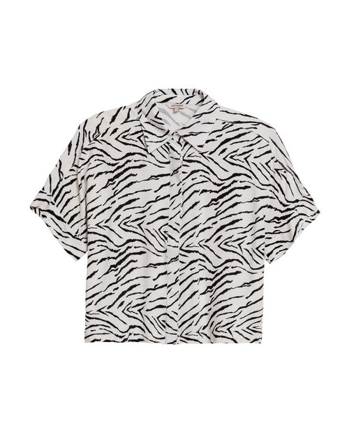 Camisa Resort Silueta Recta para Mujer