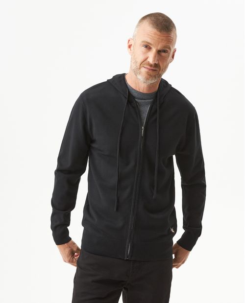 Hoodie con Capucha y Cierre Metálico para Hombre