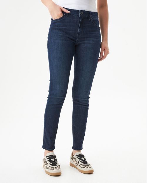 Jean Cosmo Tiro Alto para Mujer en Mezcla de Tencel y Coolmax, Rompeolas