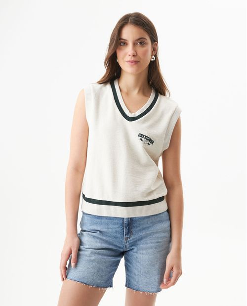 Chaleco Silueta Recta para Mujer