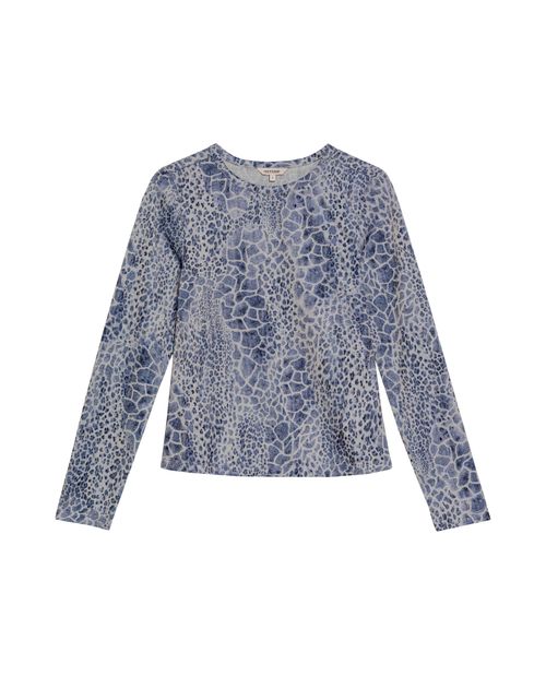 Camiseta Estampada Manga Larga para Mujer