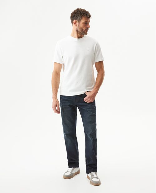 Jean Revenge Relaxed Fit Tiro Alto para Hombre en Algodón, Puerto