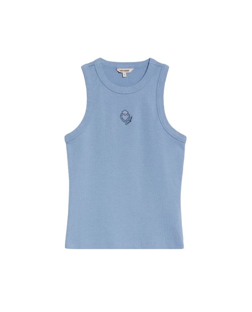 Camiseta Tipo Tank Sin Mangas para Mujer