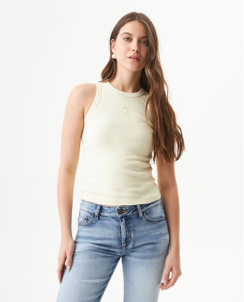 Camiseta Tipo Tank Sin Mangas para Mujer