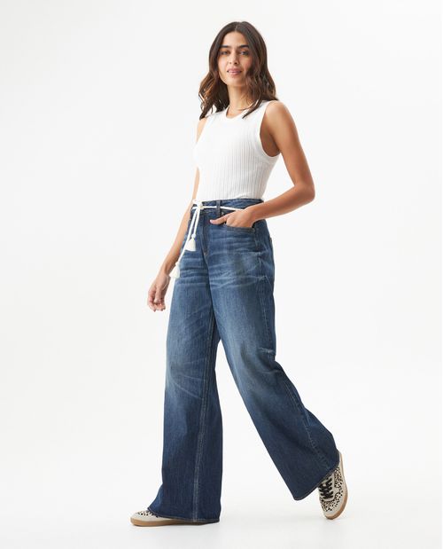 Jean Special Fit Tiro Súper Alto para Mujer en Algodón, Esplendor
