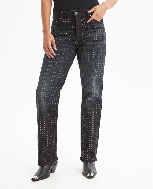 Jean Special Fit Mom Fit para Mujer en Algodón, Puerto