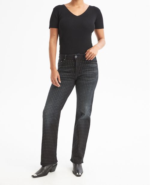 Jean Special Fit Mom Fit para Mujer en Algodón, Puerto