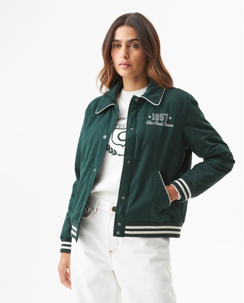 Chaqueta Bomber Varsity para Mujer