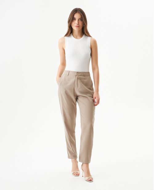 Pantalón Silueta Recta para Mujer
