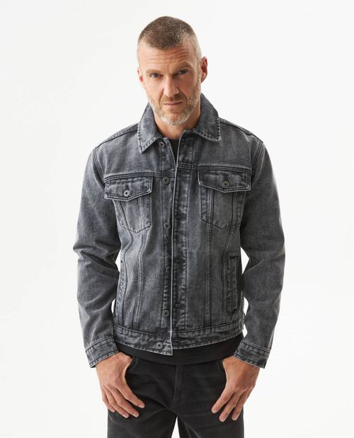 Chaqueta Tipo Trucker en Denim para Hombre