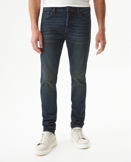 Jean Rider Super Slim Fit Tiro Medio para Hombre en Algodón Reciclado, Brindis