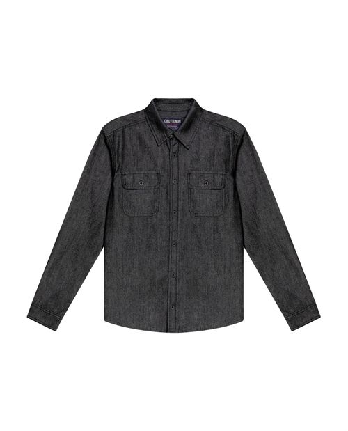 Camisa Manga Larga en Denim para Hombre