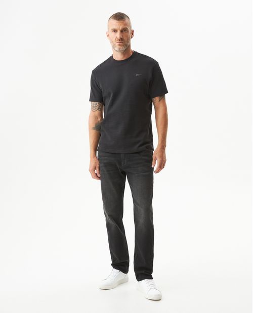 Jean Morrison Slim Fit Tiro Medio para Hombre en Algodón y Poliéster, Barco