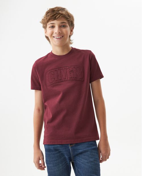 Camiseta Manga Corta Para Niño