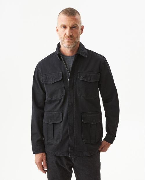 Chaqueta Parka en Denim para Hombre